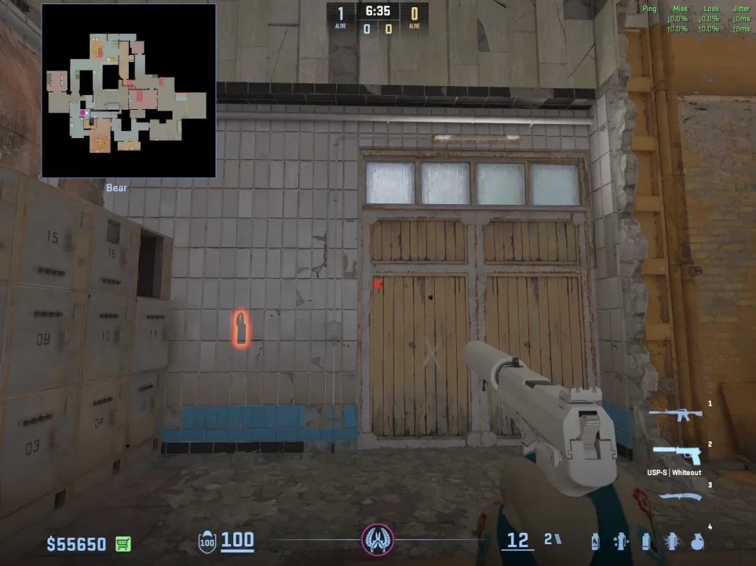 A CT faces the vent doors from Bear while preparing the Ventpop.