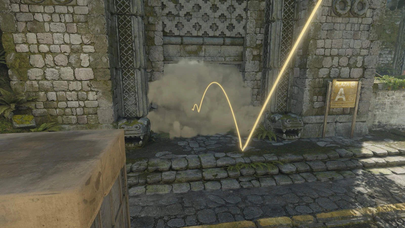 Ancient A Donut smoke result from Outside A Main