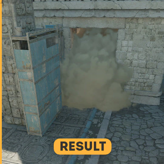 Ancient Cave smoke result from Ruins