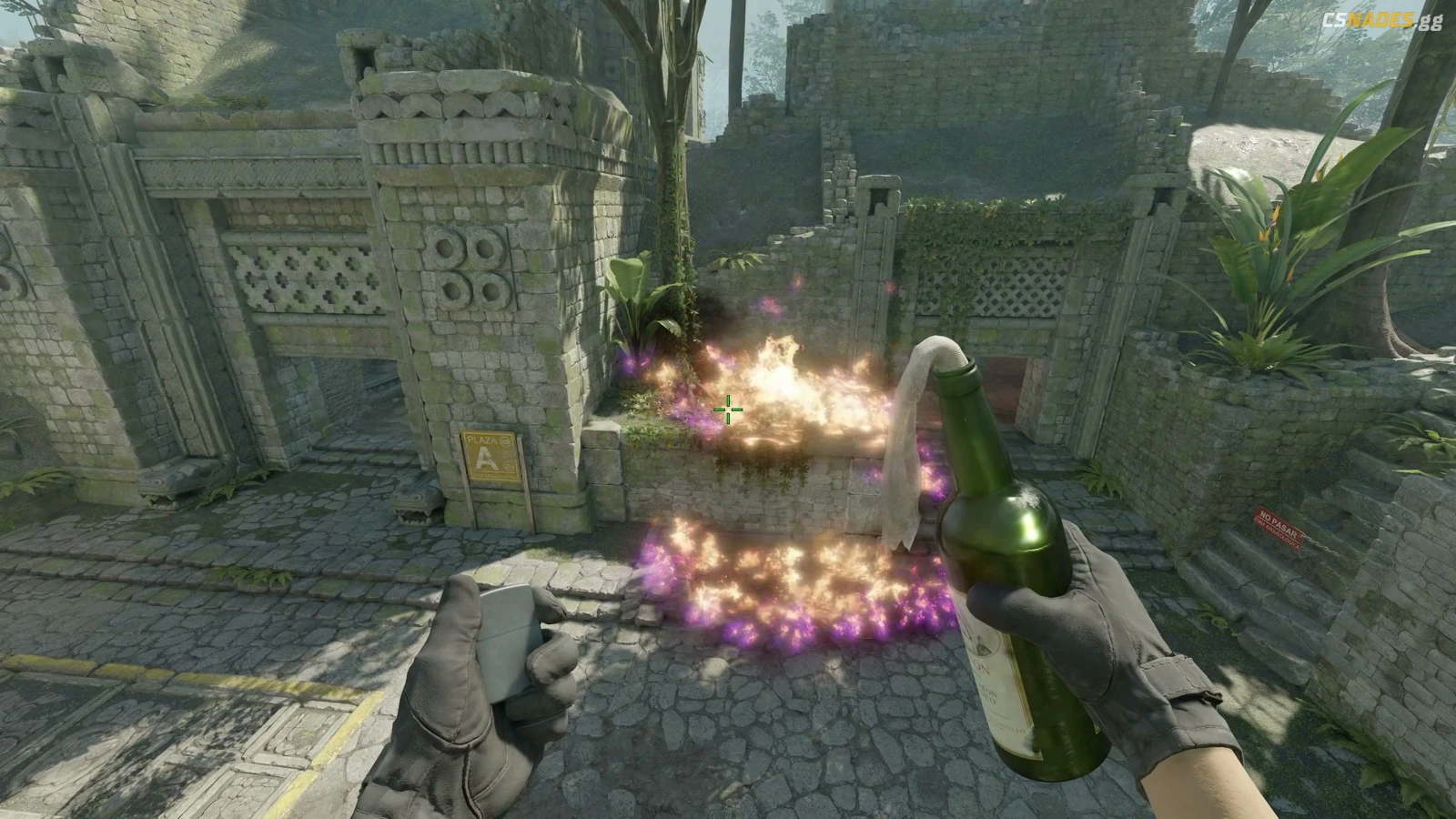 Ancient CT Boost molotov result from CT Spawn