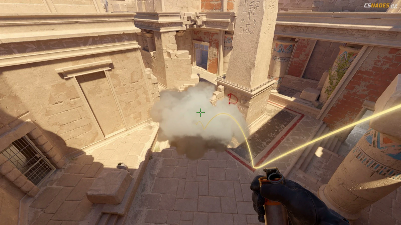 Anubis B Site smoke result from Ruins