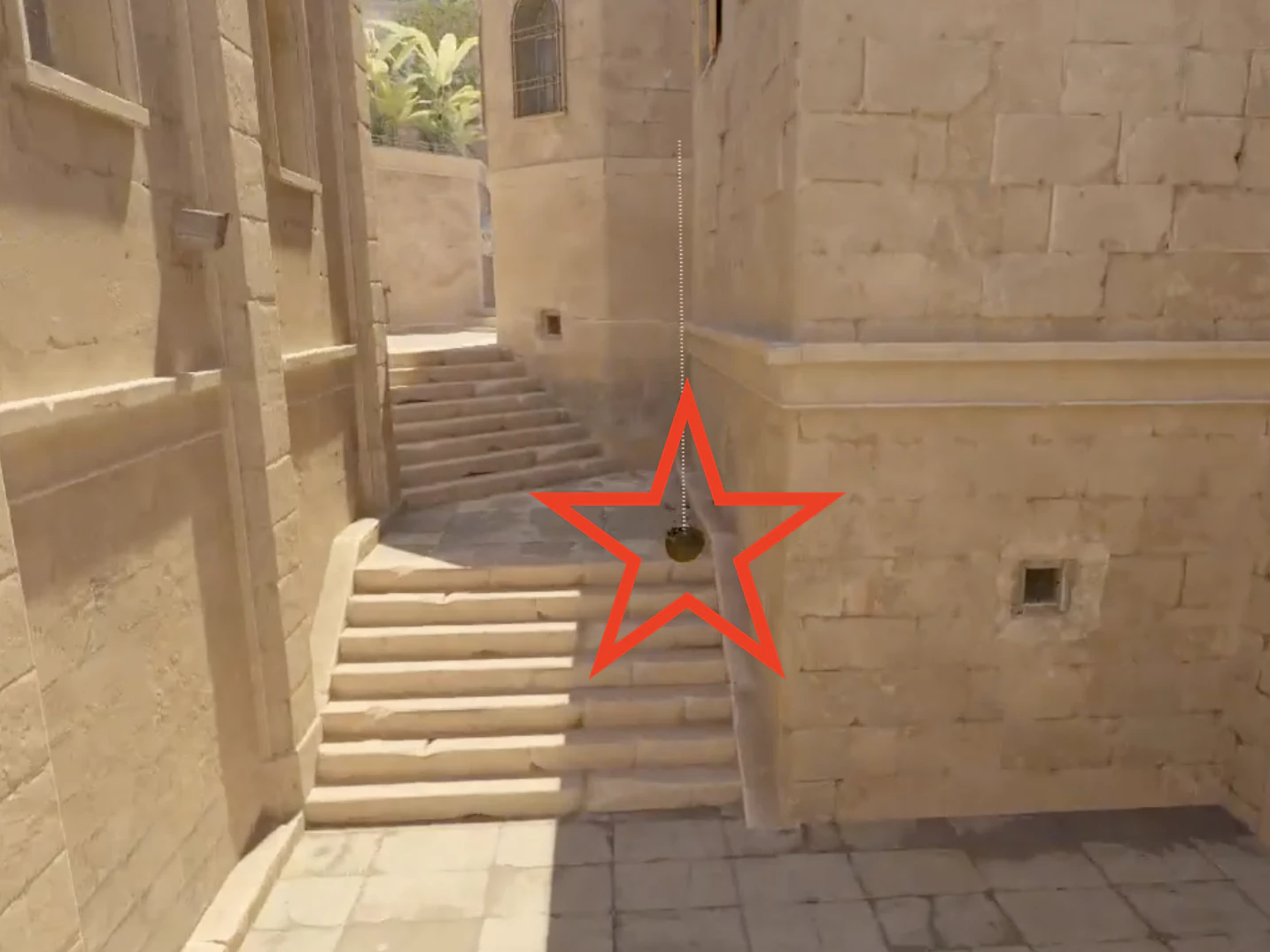 Anubis CT Stairs HE landing on the stairway
