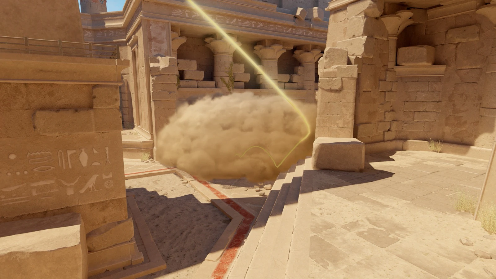 Anubis Street smoke result blocking Street