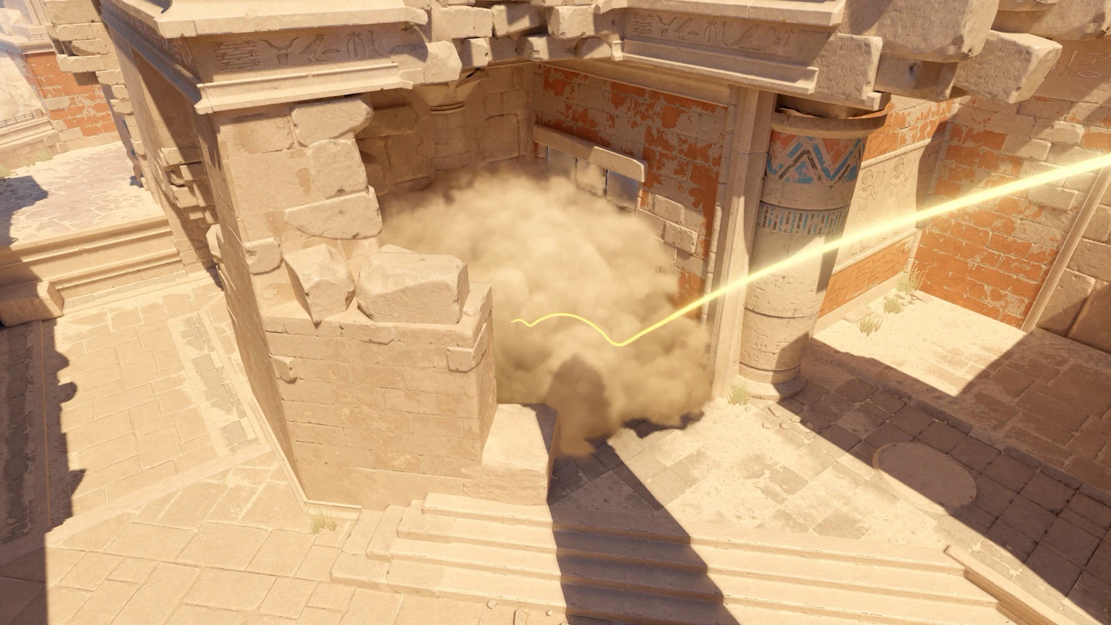 Anubis Temple smoke result from B Long