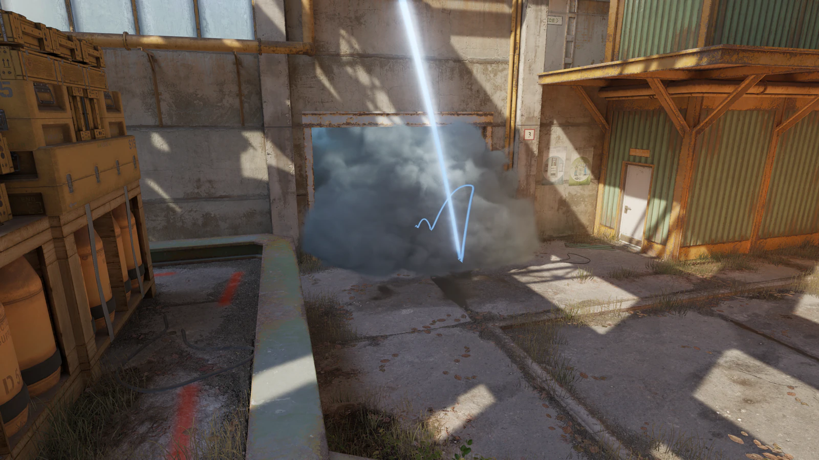 Cache B CT smoke result from Sun Room and Toxic