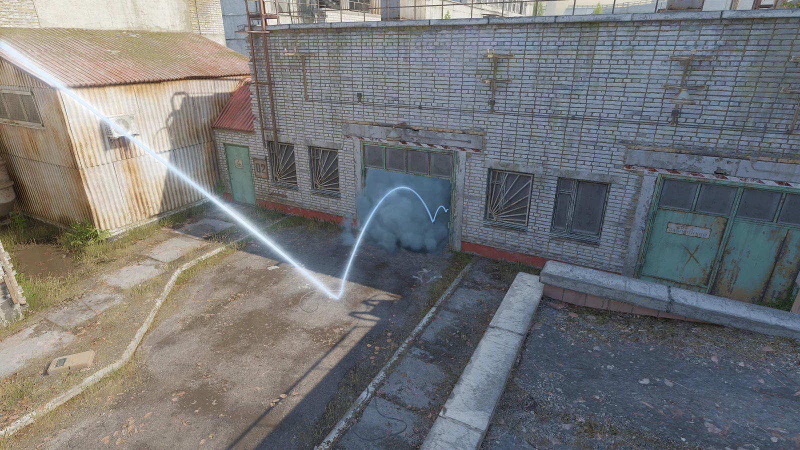 Cache CT Garage smoke result from CT Spawn