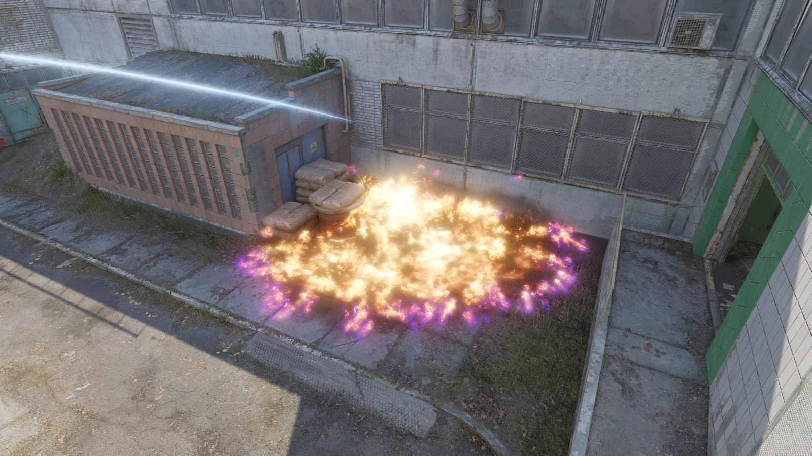 Cache Sandbags molly result from Outside A Main
