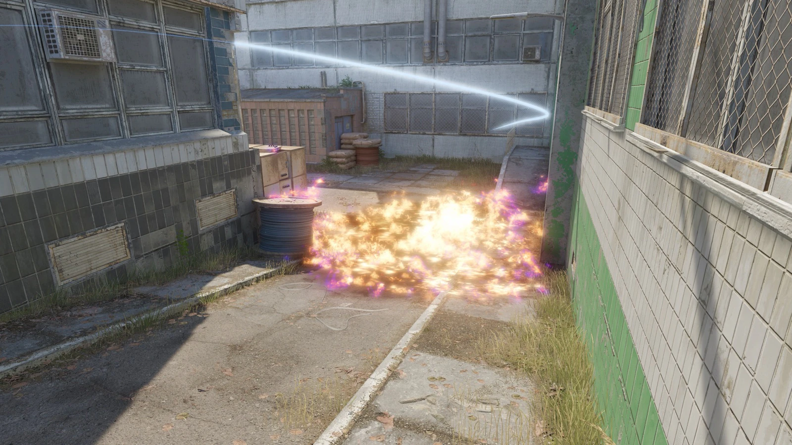Cache Highway molotov result from Outside A Main