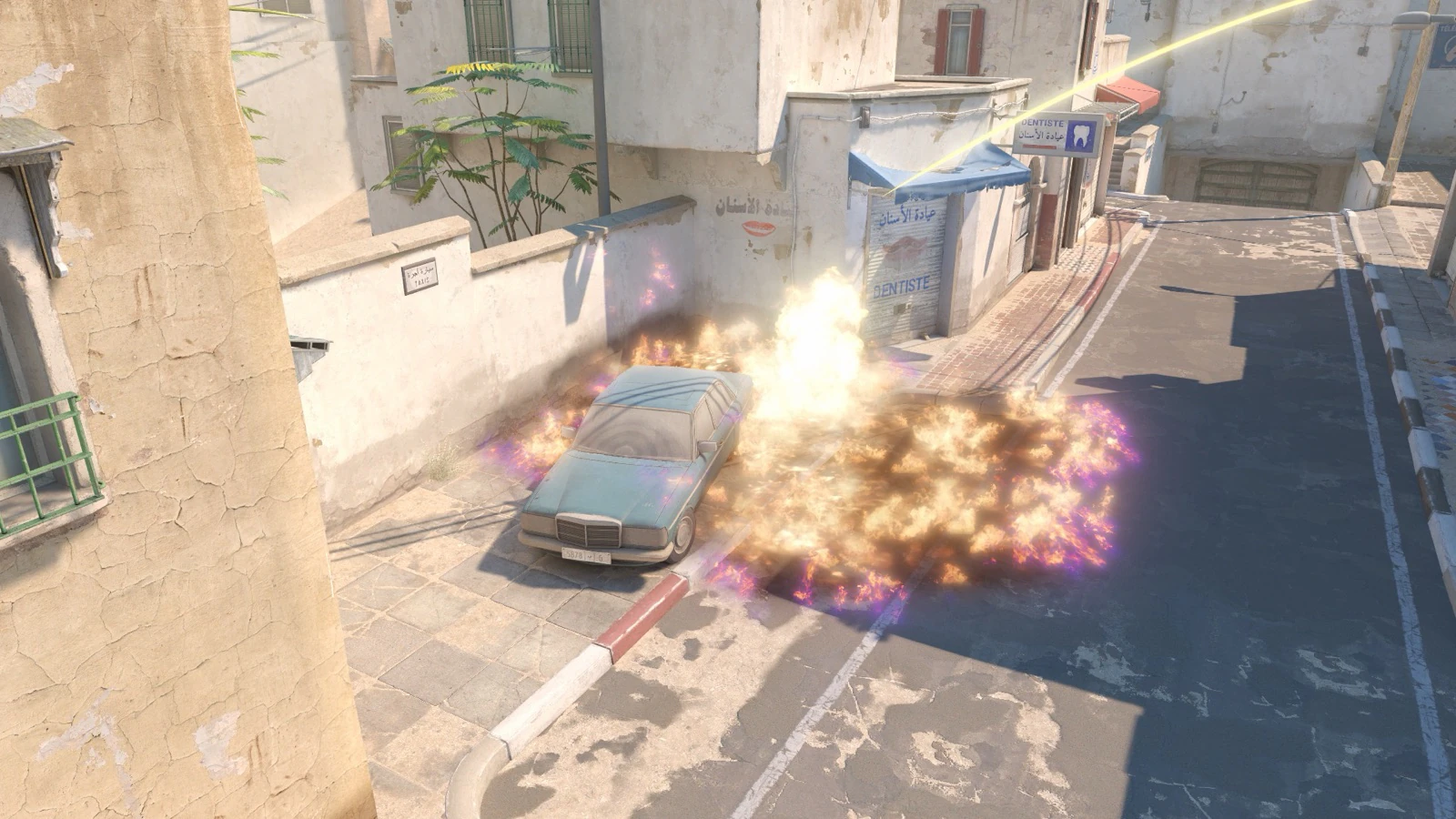 Dust 2 Car molotov result on A Long