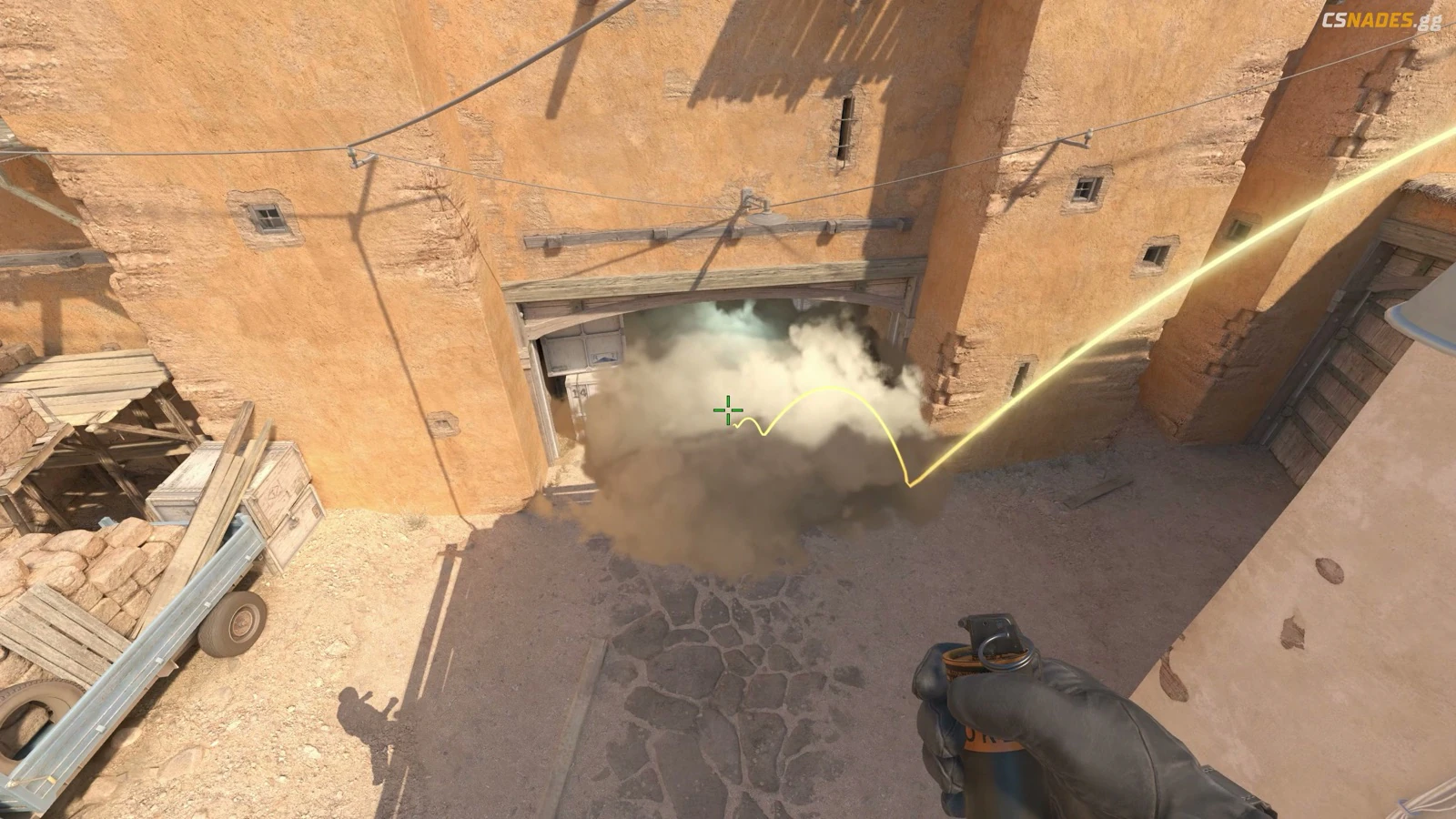 Dust 2 CT Spawn smoke result from Xbox