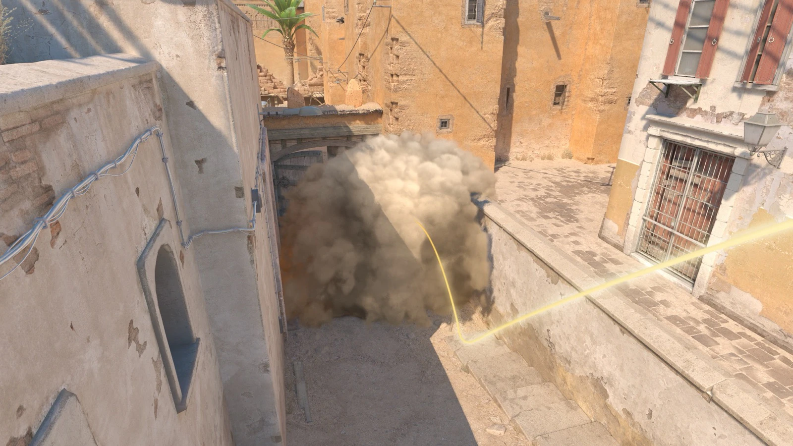 Dust 2 Xbox smoke result blocking the Mid sightline