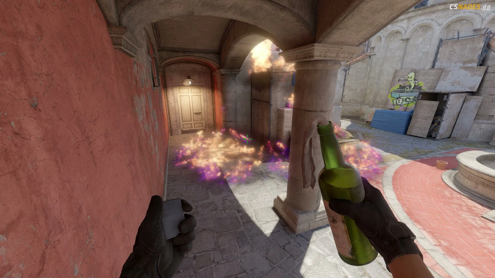 Inferno B Dark molotov result from Banana