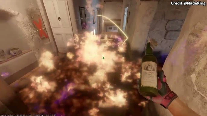 Inferno Bedroom molotov result