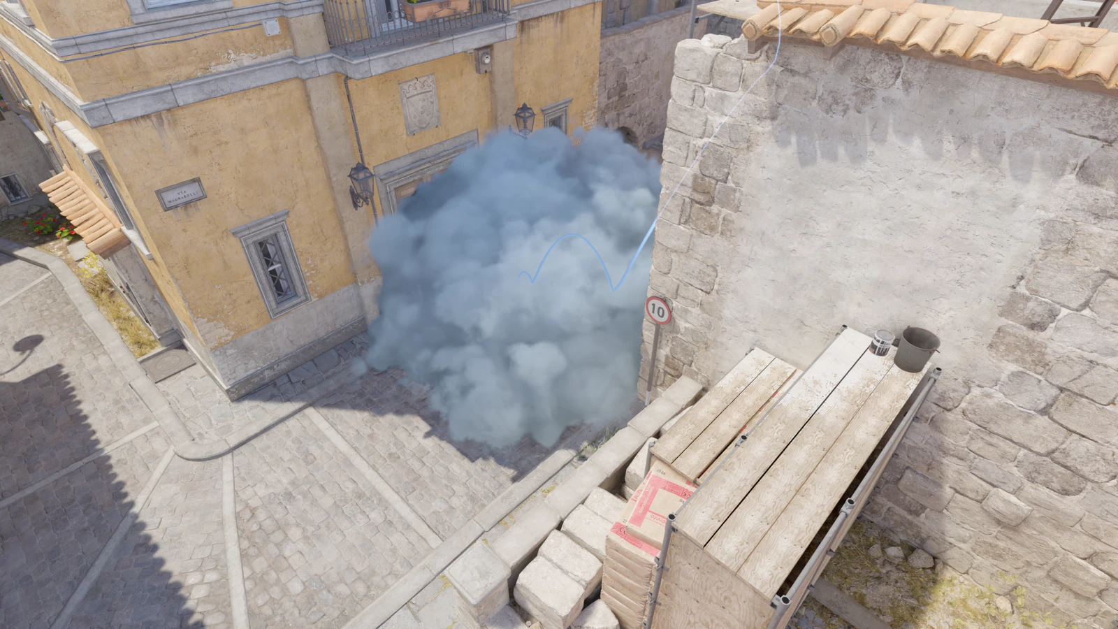 Inferno B Entrance smoke result from A Long Moto