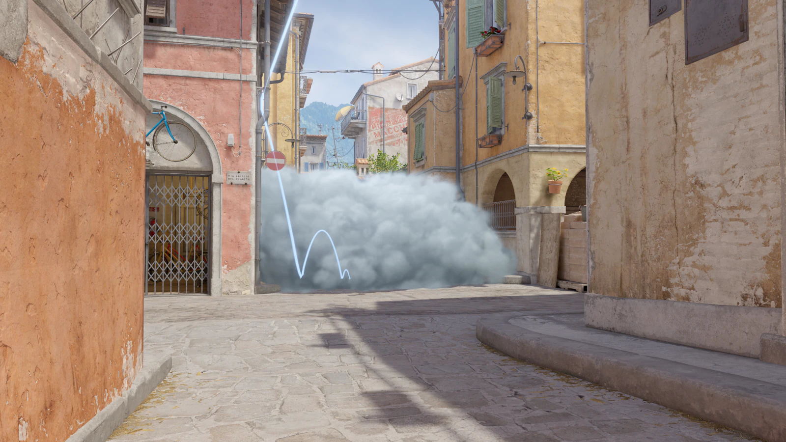 Inferno Mid smoke result from CT Spawn