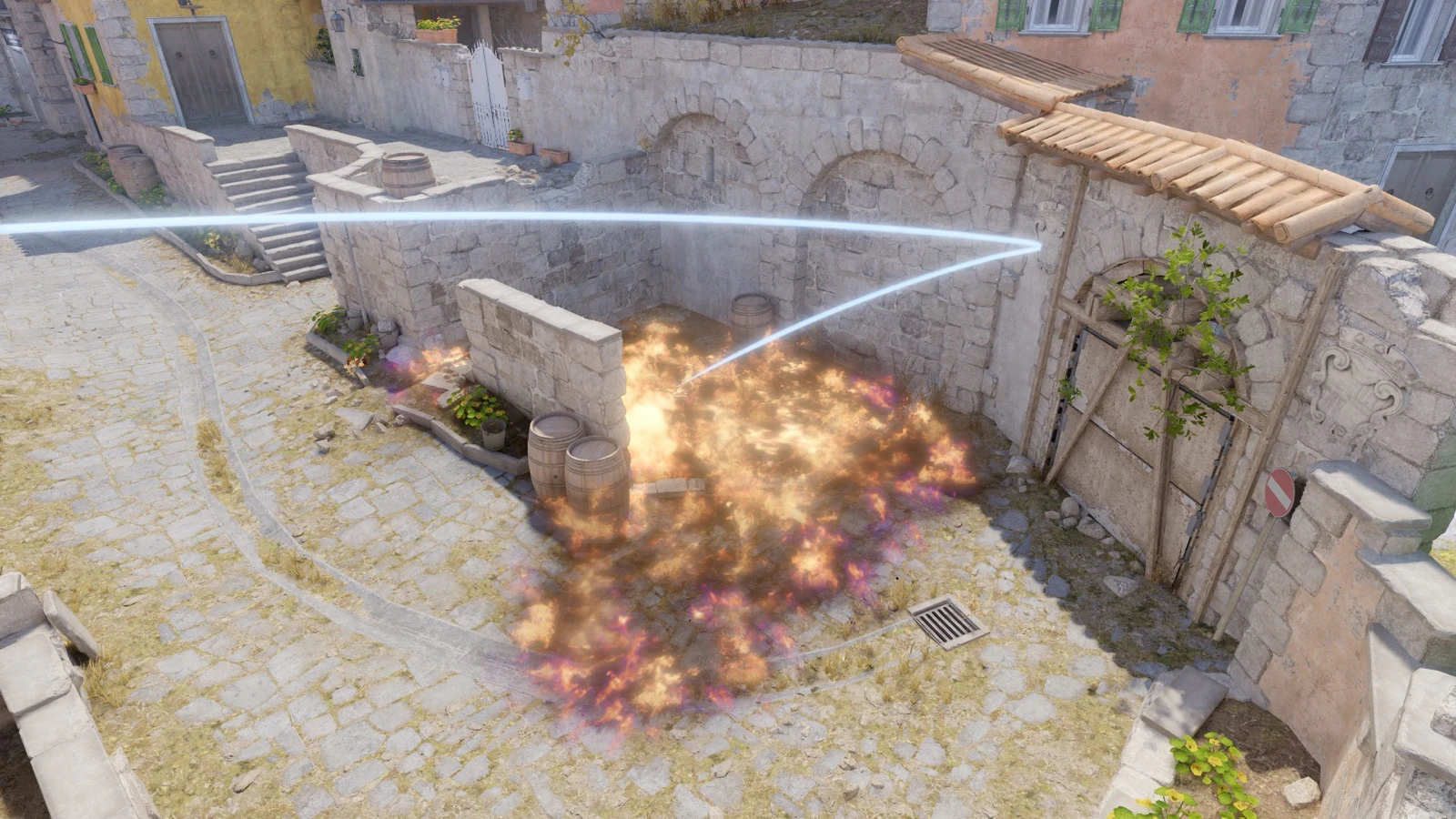 Inferno Pit molotov result from A Short