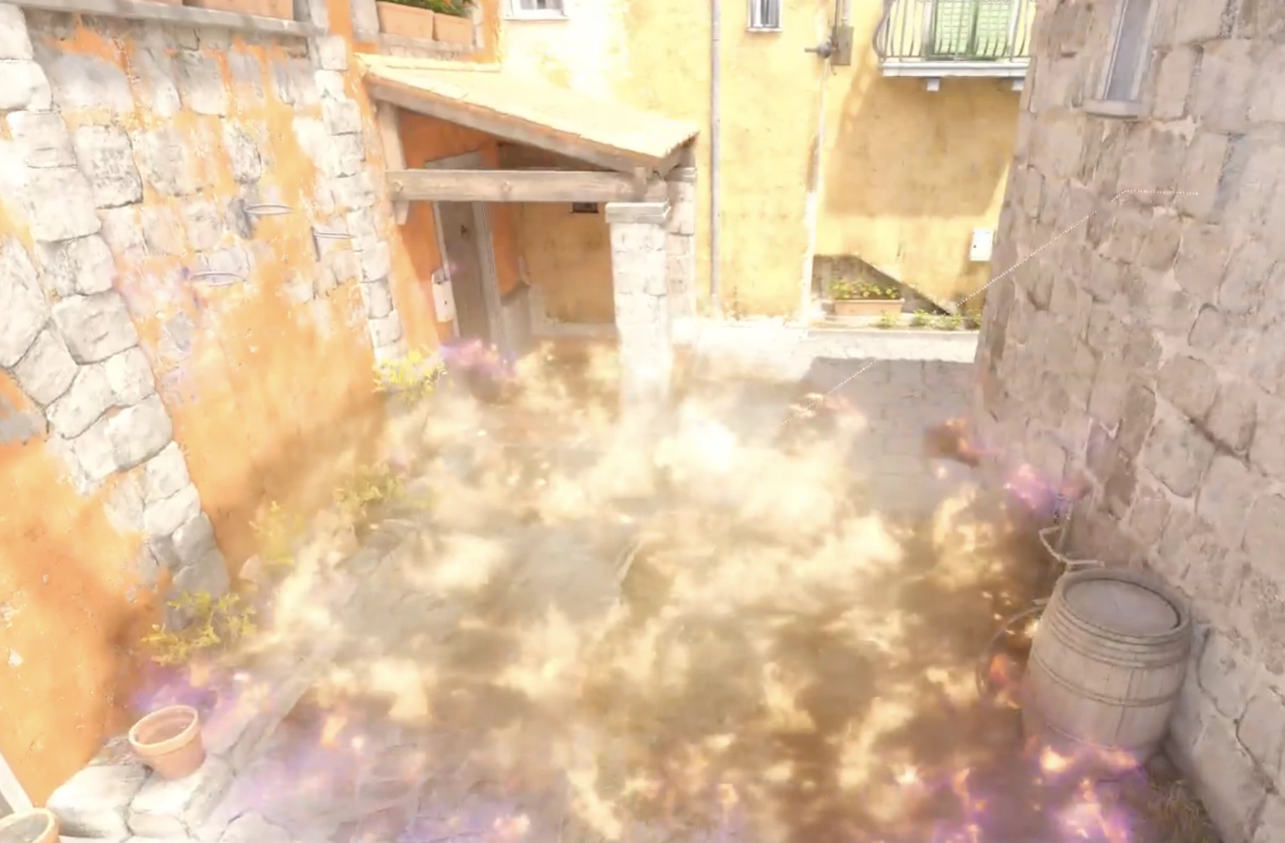 Inferno Porch molotov result