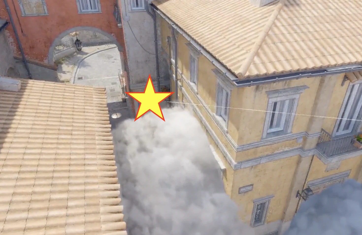 Inferno Spawn flash result over B Site