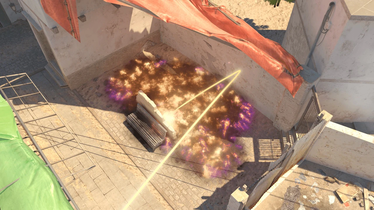 Mirage Bench molotov result from Apartments