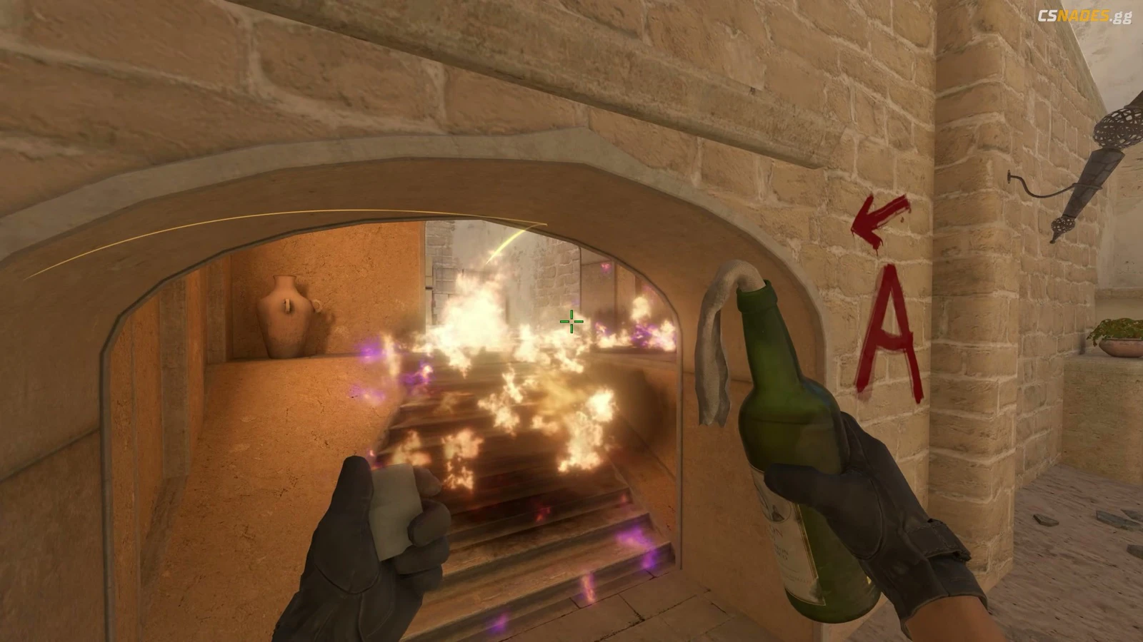 Mirage CT A Ramp molotov result from Triple Box