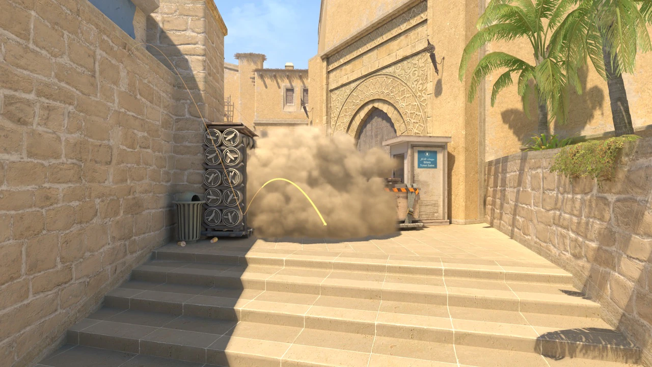 Mirage CT A smoke result from Outside Ramp