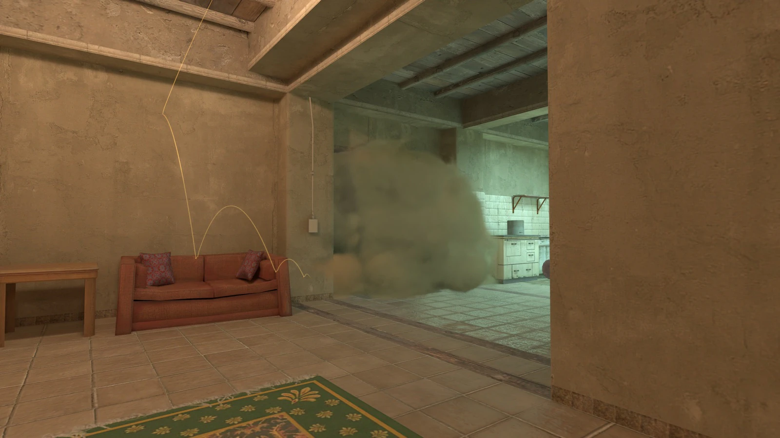 Mirage CT Deep Apartments smoke result from B Site