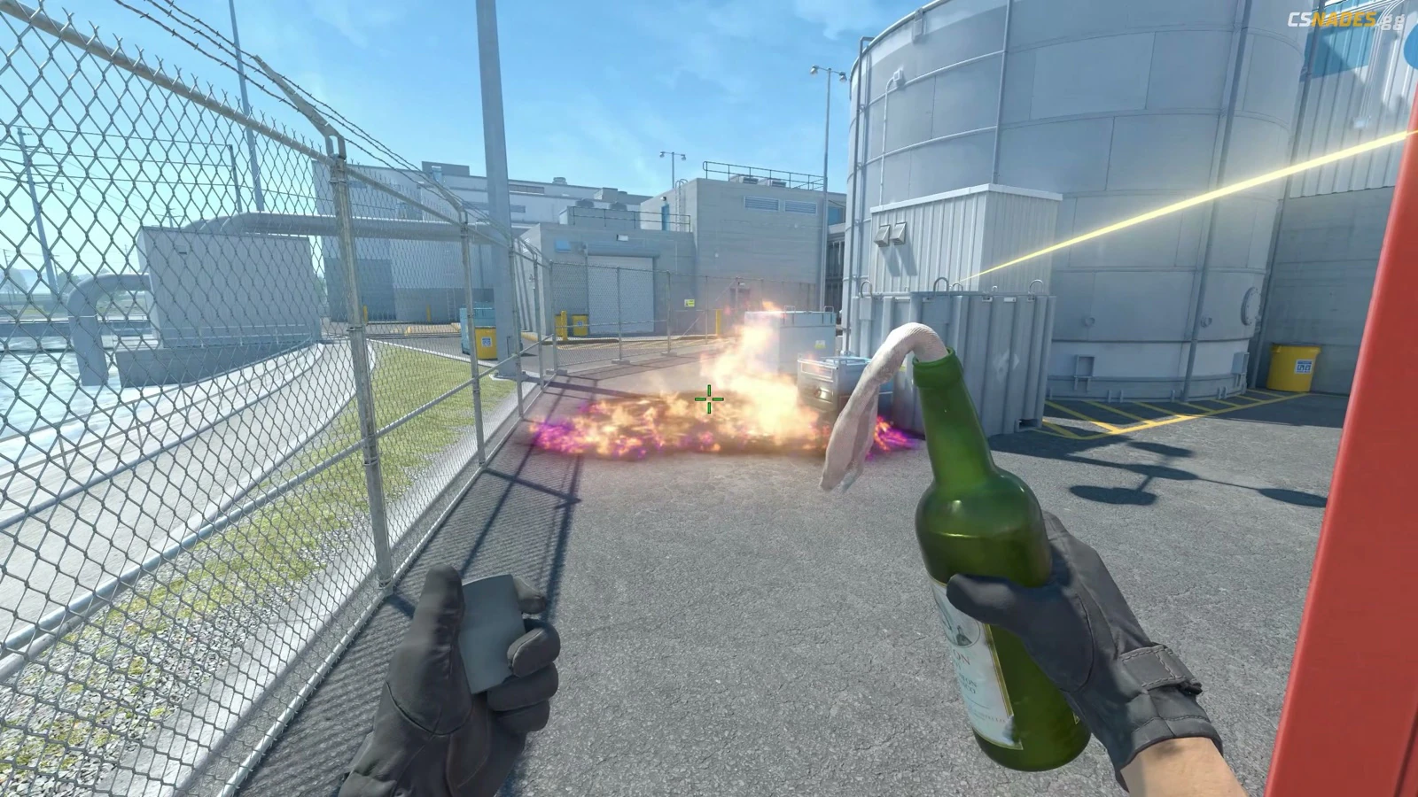 Nuke CT Outside molotov result from Outside CT