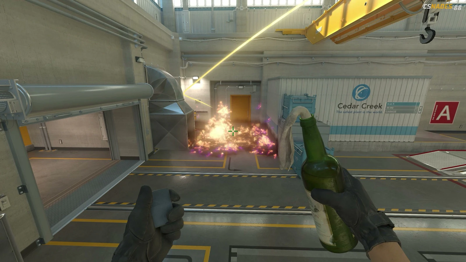 Nuke CT Squeaky Molotov result from Heaven