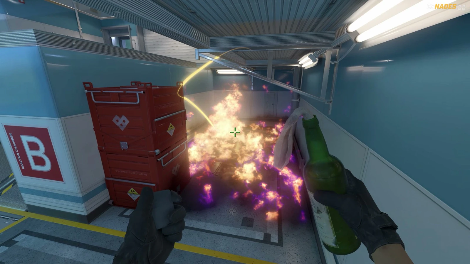 Nuke Dark molotov result from B Ramp