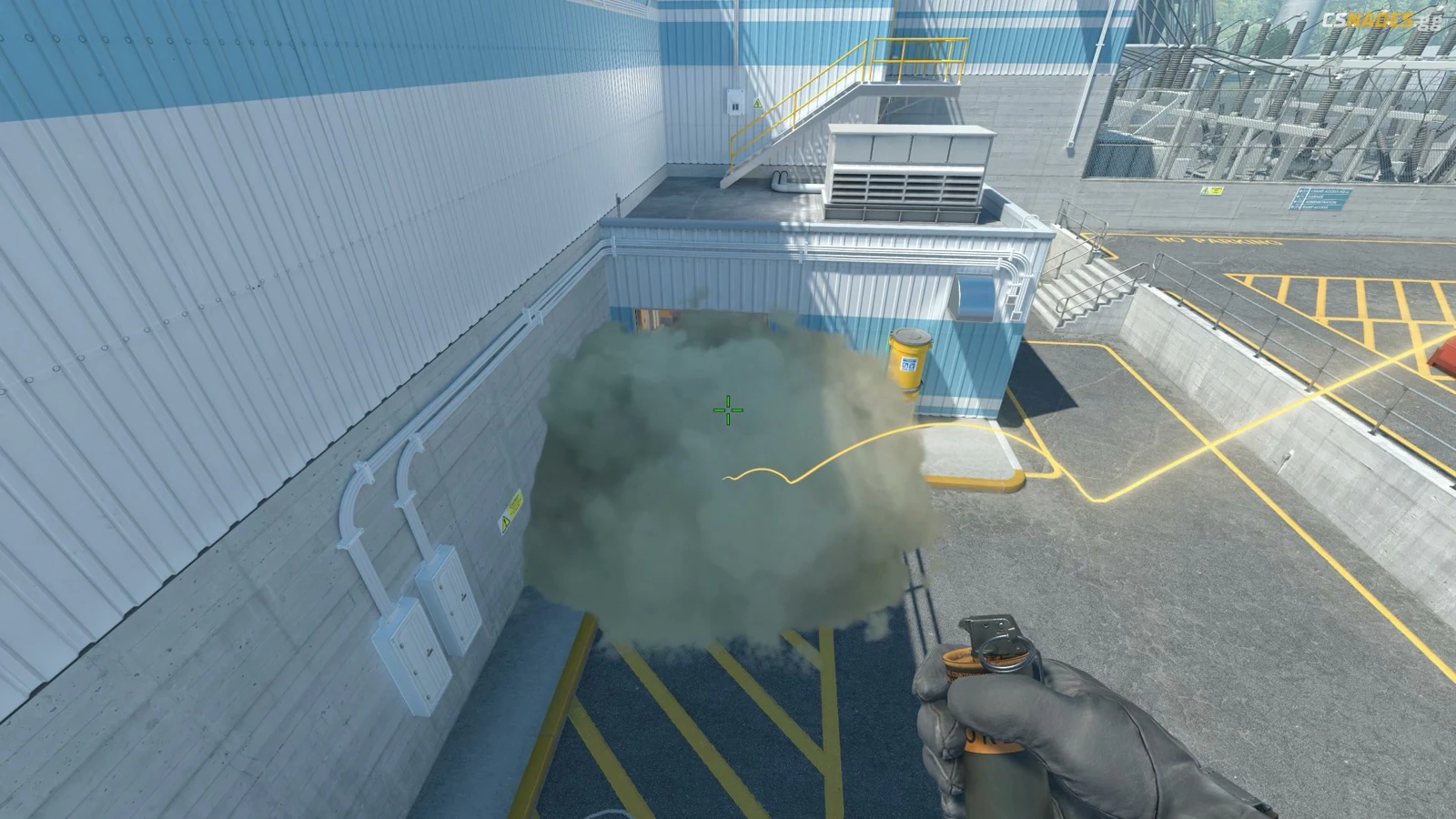 Nuke Lockers smoke result from T Spawn