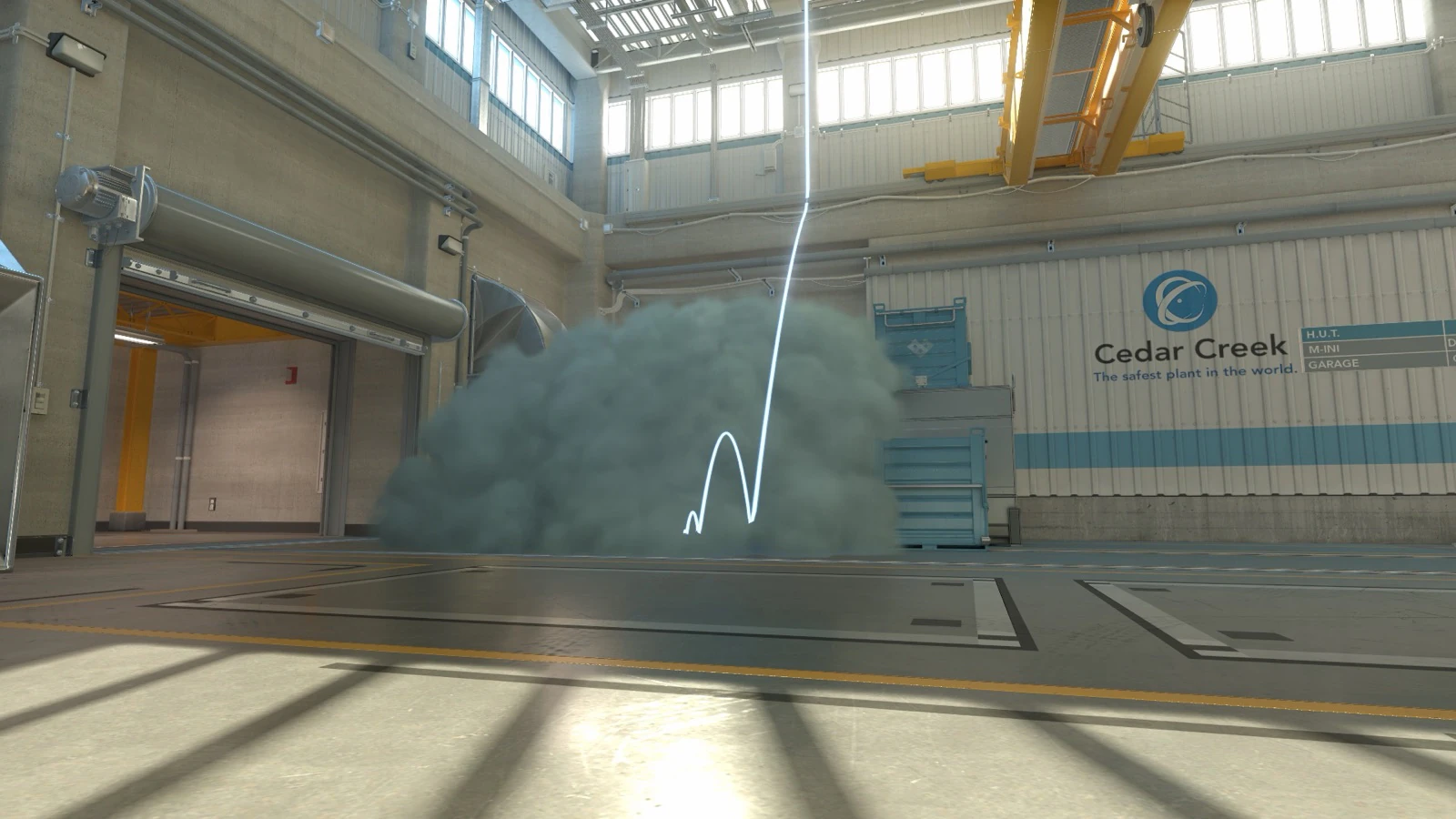 Nuke Vent smoke result from T Spawn